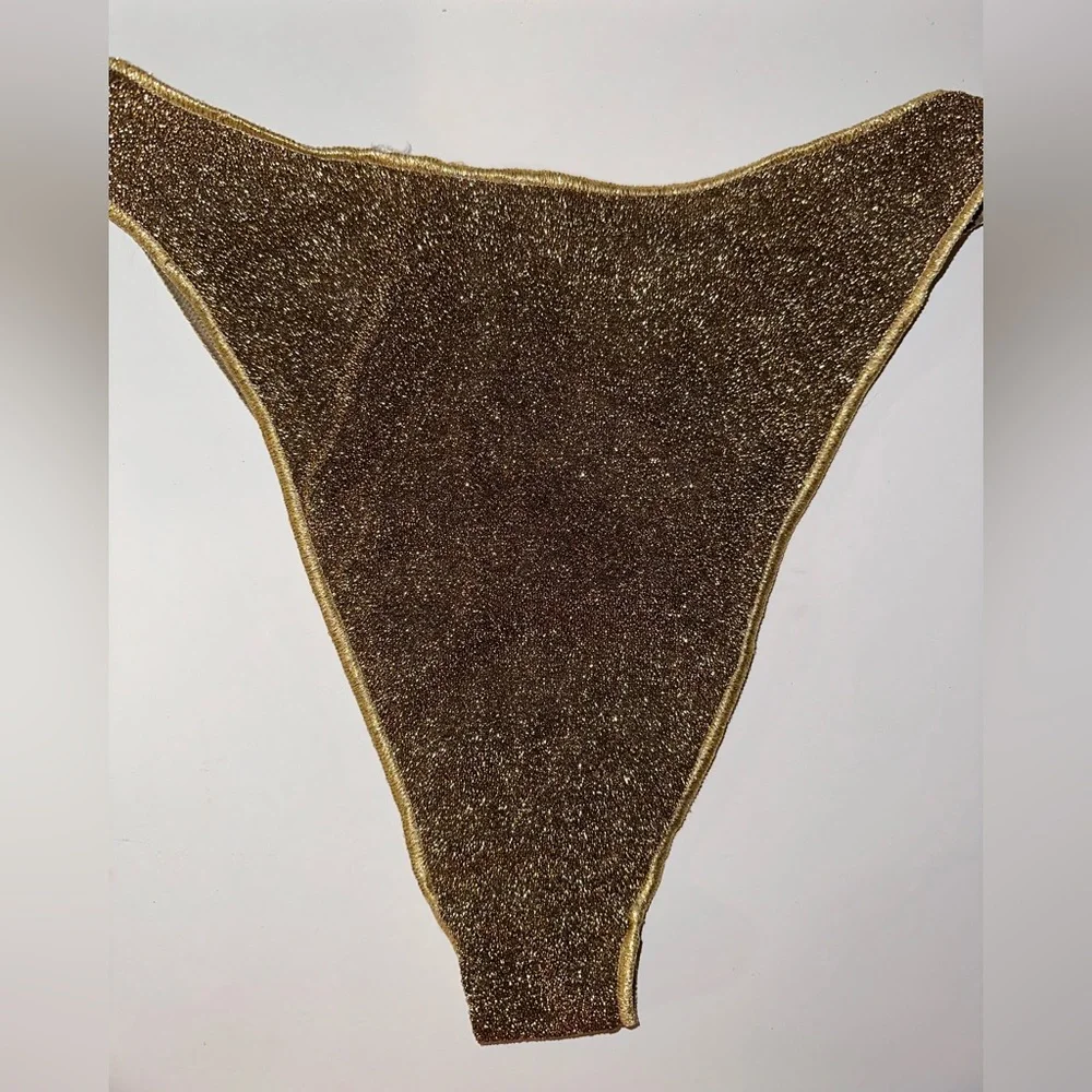 Oseree‎ Lumiere Bottom Bikini Sand Metallic Glitter